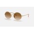 OVAL 1970
Lenses: Light Brown Gradient  +  Frame: Gold