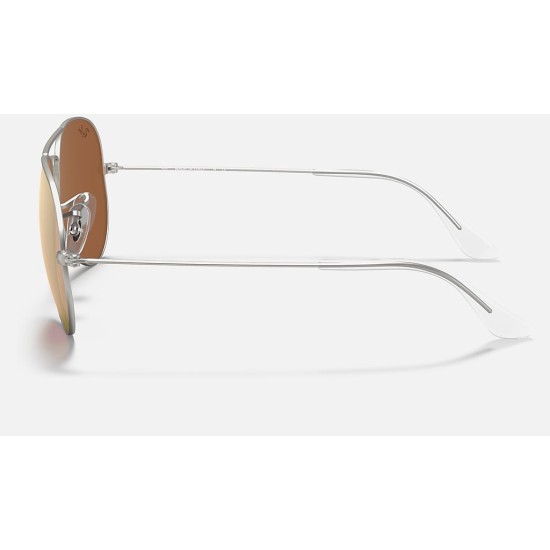 AVIATOR FLASH LENSES
Lenses: Copper Mirror  +  Frame: Silver
