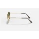 HEXAGONAL FLAT LENSES
Lenses: Green Classic  +  Frame: Gold