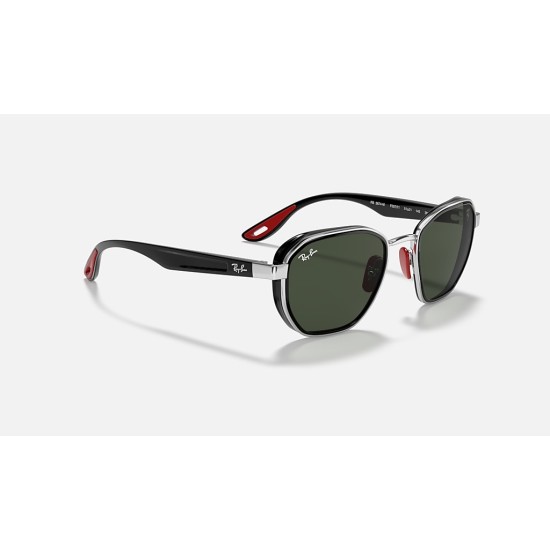 RB3674M SCUDERIA FERRARI COLLECTION
Lenses: Green Classic  +  Frame: Shiny Silver