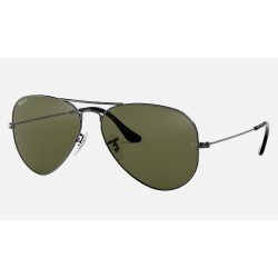 AVIATOR CLASSIC
Lenses: Polarized Green Classic G-15  +  Frame: Gunmetal