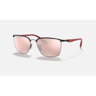 RB3673M SCUDERIA FERRARI COLLECTION
Lenses: Polarized Silver Chromance Mirror  +  Frame: Black