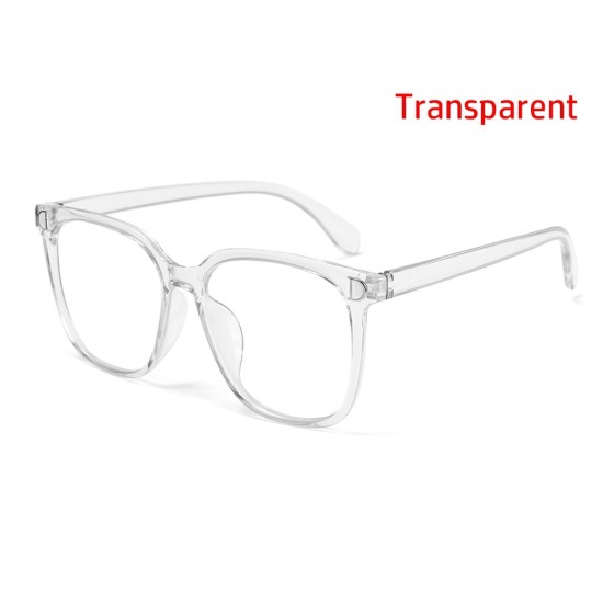 Black Retro Eyeglasses Square Shape Glasses for Men